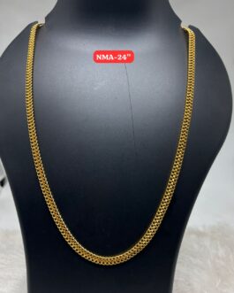 Premium quality one gram gold 24 inch chain