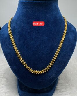 Premium quality one gram gold 24 inch heavy chain