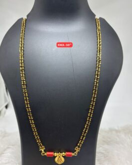 Premium quality One gram gold cap karimani with laxmi thali