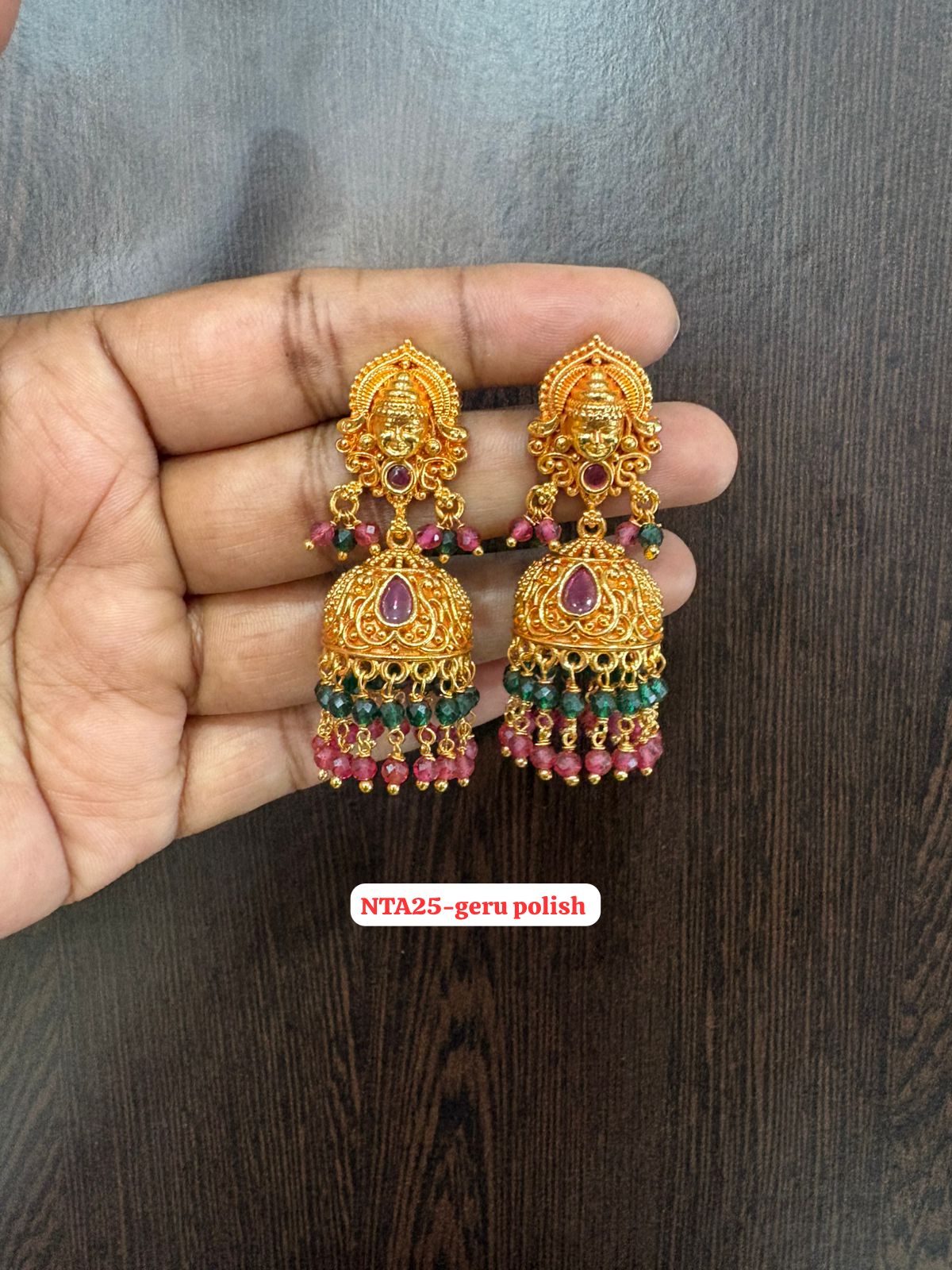 Premium quality antique geru polish Jumka