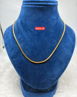 Premium quality One gram gold 18 inch chain 