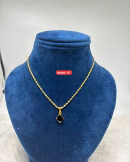 Premium quality One gram gold 18 inch with small stone dollar