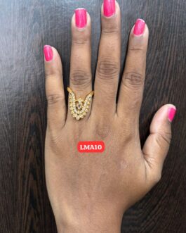 Premium quality One gram gold stone vanki rings