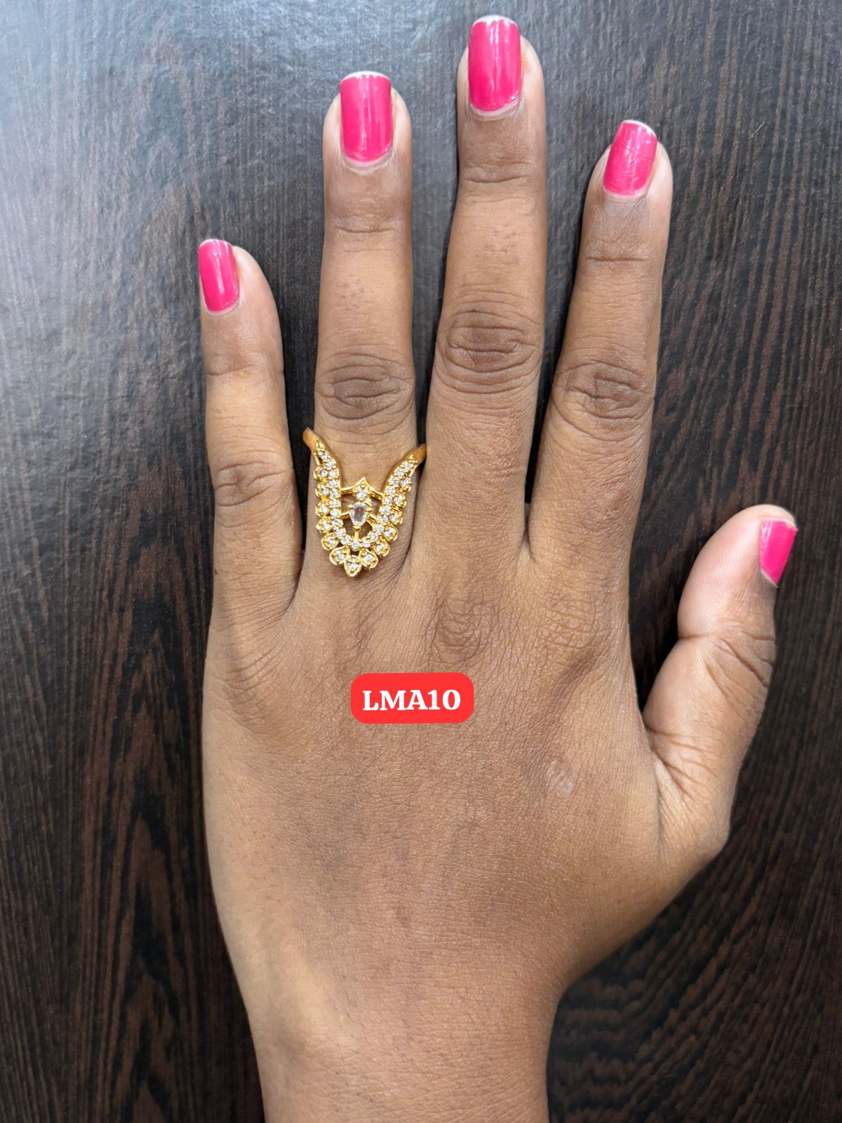 Premium quality One gram gold stone vanki rings