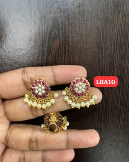 Premium quality One gram gold ear rings