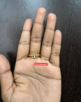 Premium quality One gram gold Adjustable Stone finger rings