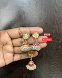 Premium quality One gram gold belli moda jumka