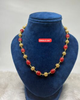 Premium quality One gram gold beads necklace