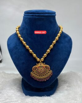 Premium quality Geru polish 22 inch ball necklace