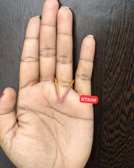 Premium quality one gram gold Vanki rings