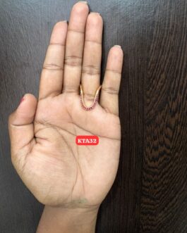 Premium quality one gram gold Vanki rings