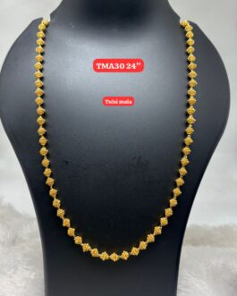Premium quality One gram gold Tulasi mala