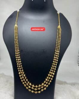Premium quality One gram gold 3 layer Rani haara