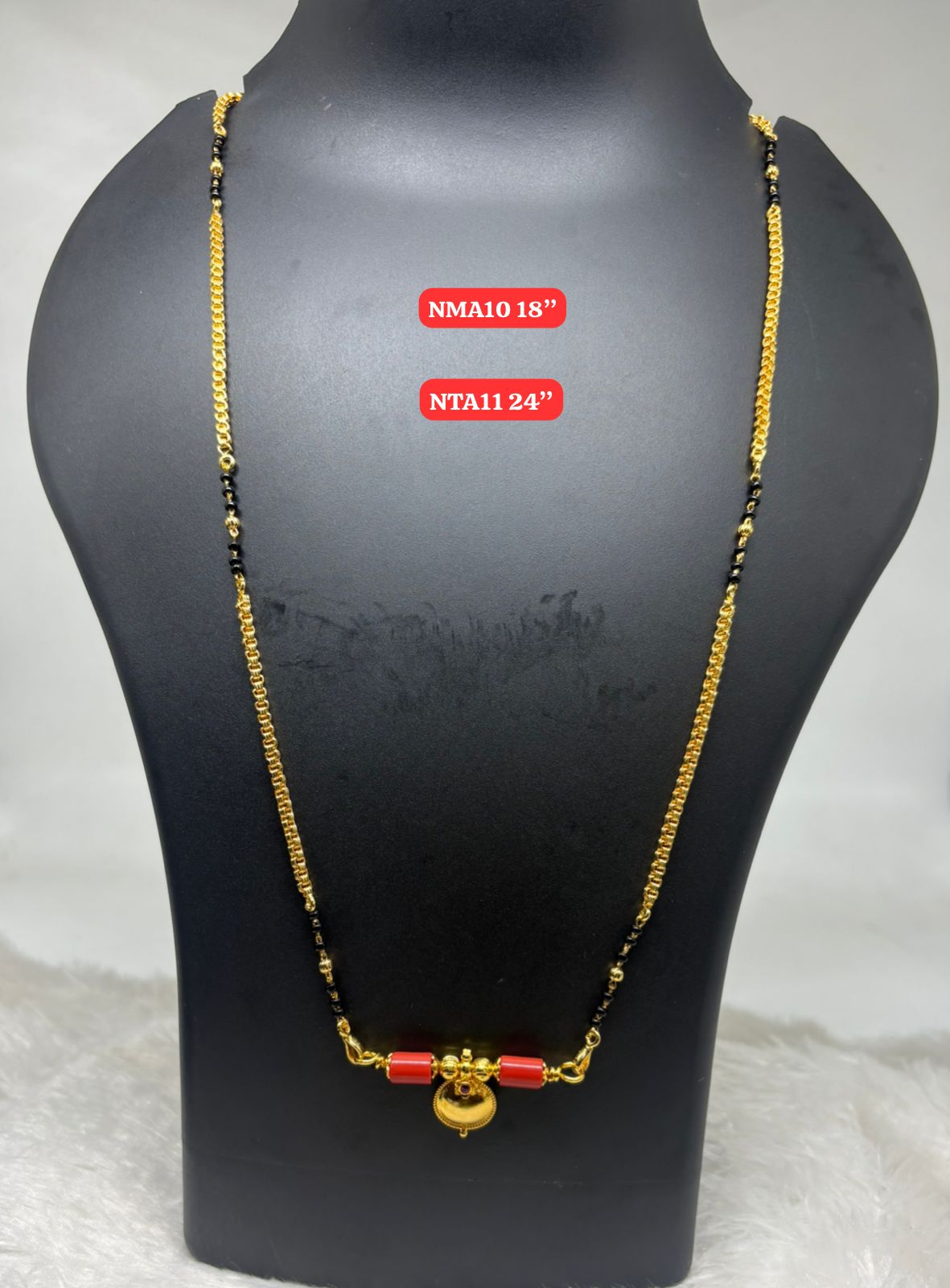 Premium quality One gram gold Karimani with thali