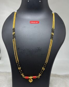 Premium quality One gram gold 30 inch Karimani with Thali