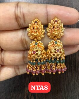 Premium quality geru polish Jumka ear rings (Screw back)