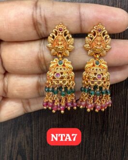 Premium quality geru polish Jumka ear rings (Screw back)