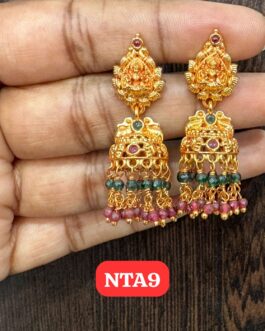 Premium quality geru polish Jumka ear rings (Screw back)