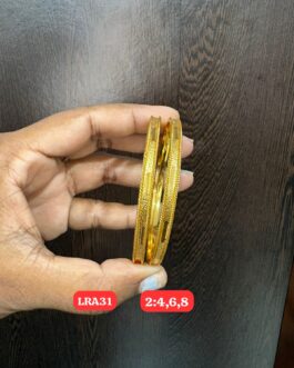 Premium quality One gram gold plain bangles