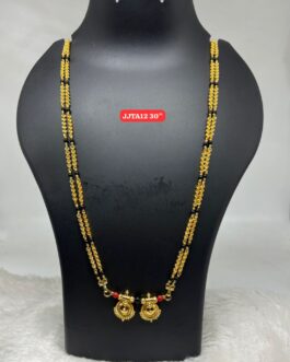 Premium quality One gram gold 30 inch mudi karimani with thali