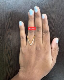 Premium quality One gram gold Adjustable Vanki ring