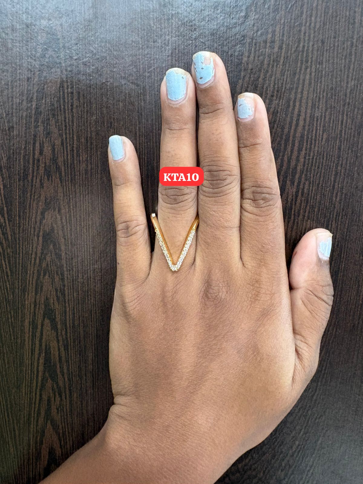 Premium quality One gram gold Adjustable Vanki ring