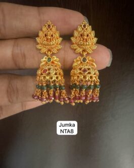 Premium quality geru polish Jumka ear rings (Screw back)
