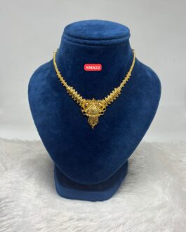 Premium quality One gram gold short neckalce