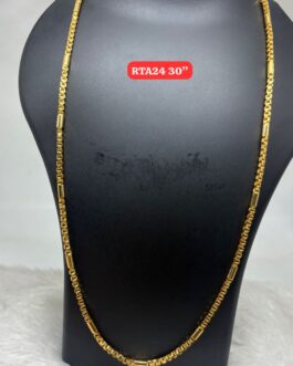 Premium quality Hand made 1st quality One gram gold 30 inch chain