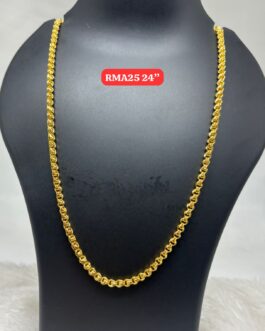 Premium quality Hand made 1st quality One gram gold 24 inch chain