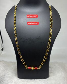 Premium quality one gram gold Musti karimani chain with Thali