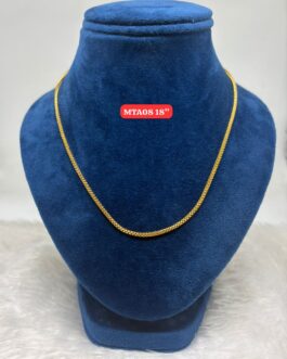 Premium quality One gram gold 18 inch chain