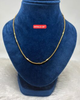 Premium quality One gram gold 18 inch chain