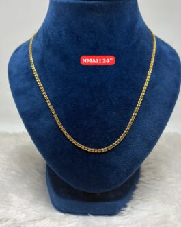 Premium quality One gram gold 24 inch chain