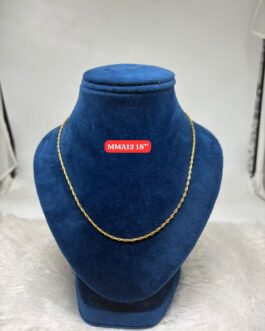Premium quality One gram gold 18 inch chain