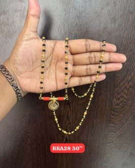 Premium quality One gram gold 30 inch Crystal karimani with Thali