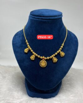 Premium quality One gram gold short necklace