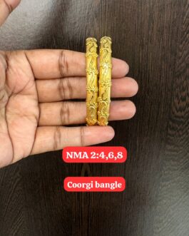 Premium quality One gram gold Coorgi bangle