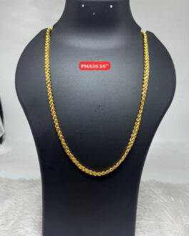 Premium quality one gram gold 24 inch medium size chain