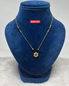 Premium quality one gram gold 18 inch western style karimani