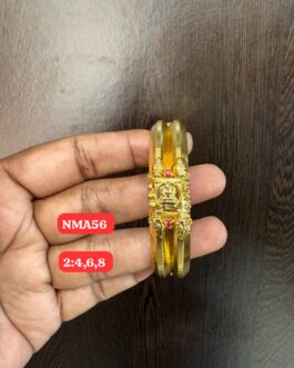 Premium quality one gram gold Coorgi Laxmi Kada bangles