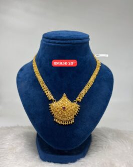 Premium quality one gram gold Short necklace