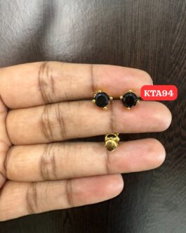 Premium quality One gram gold golden stone stud ear rings