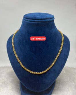 Premium quality One gram gold 24 inch chain