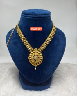 Premium quality One gram gold 22 inch short necklace