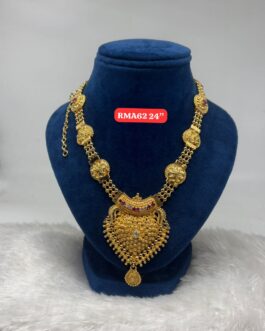 Premium quality One gram gold 24” heavy necklace