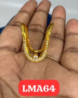Premium quality One gram gold Stone vanki ring