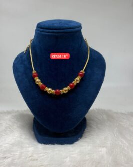 Premium quality One gram gold Coral necklace