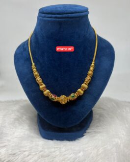 Premium quality Antique matt finish beads necklace