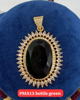 Premium quality One gram gold Big stone pendent